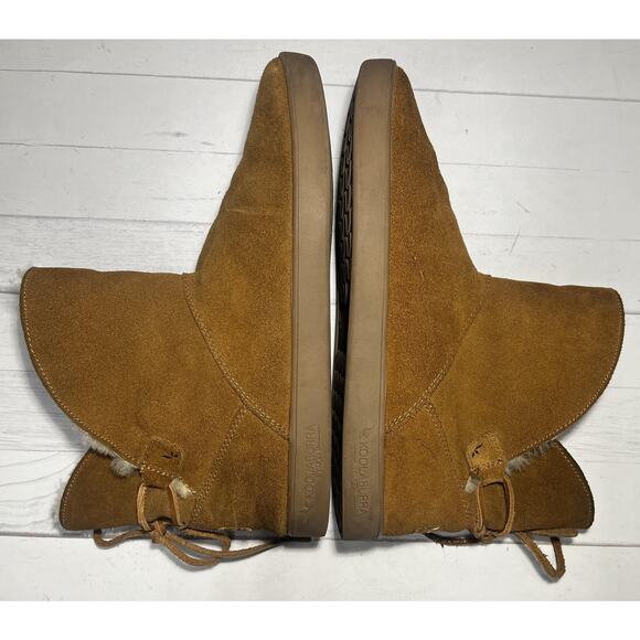 Koolaburra by UGG Boots Womens Size 10 Chestnut Suede Shearling Winter 1019362 - Picture 3 of 10